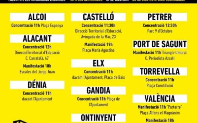 Cambiemos Orihuela apoya la huelga por la Escuela Pública, dirigida a toda la comunidad educativa, que tendrá lugar mañana, jueves 23 de mayo